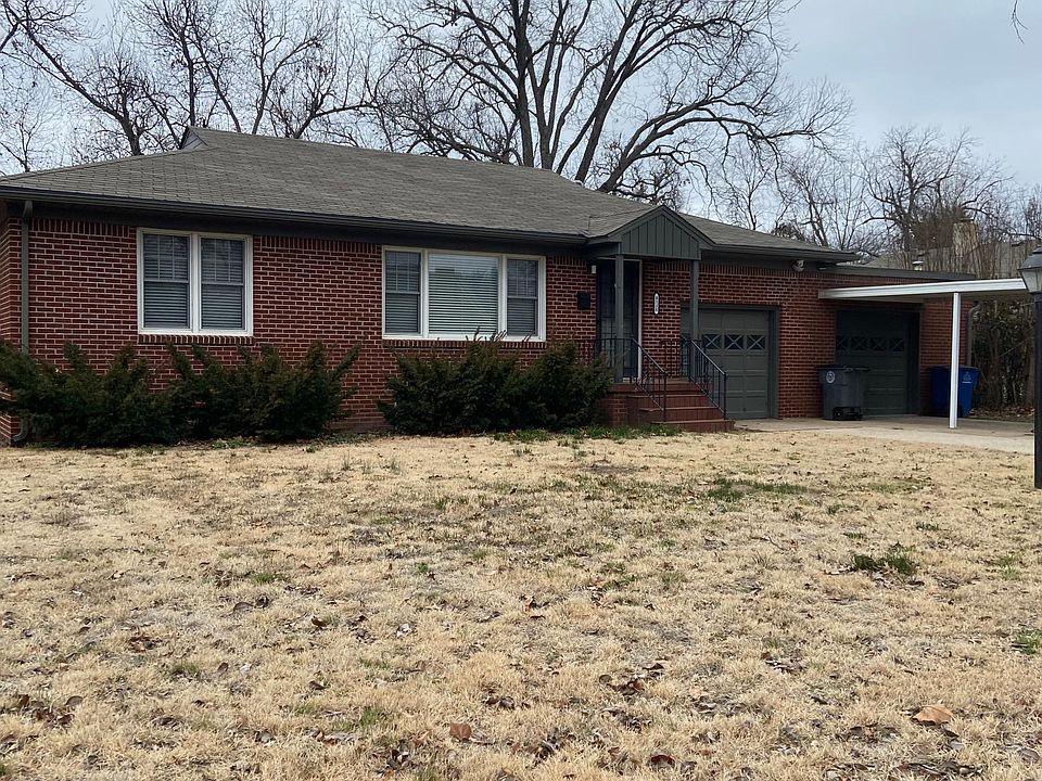 Front View with additional covered parking