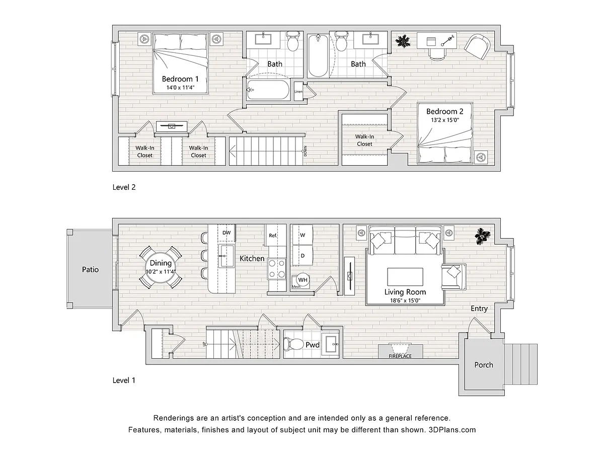 Floor plan Townhome C4