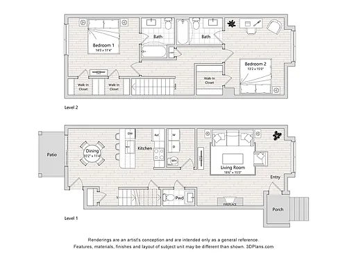 Floor plan Townhome C4