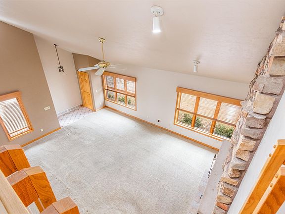 View from upper balcony