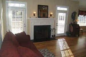 Family Room (real fireplace)
