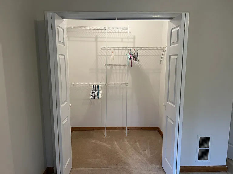 Walk-in closet.