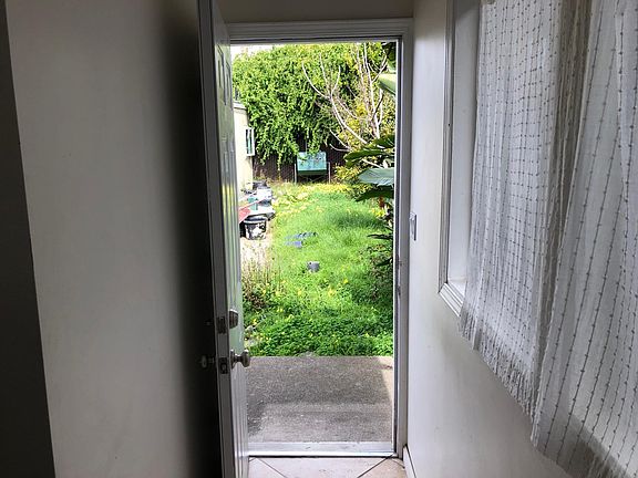 Back door leading to back yard