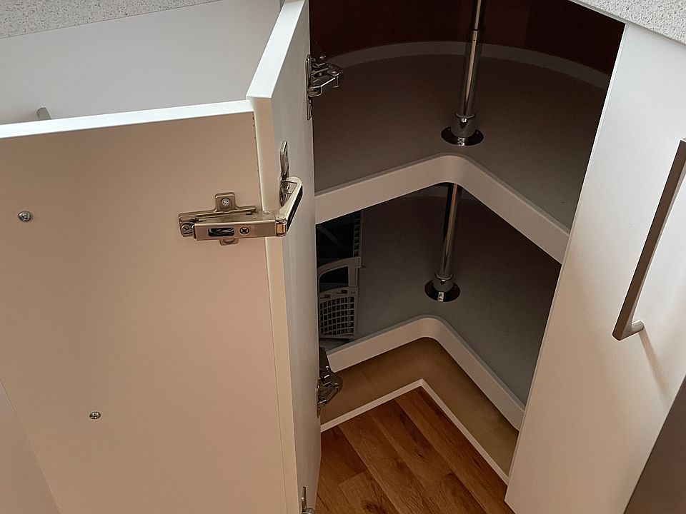 efficient corner lazy susan cabinet