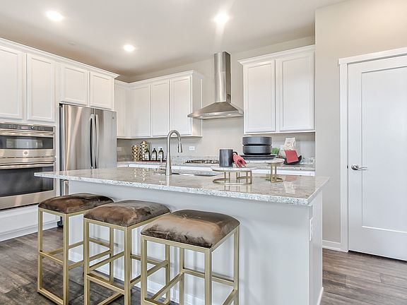 Kitchen with ample cabinet space