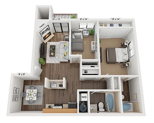Floor plan Plan B2