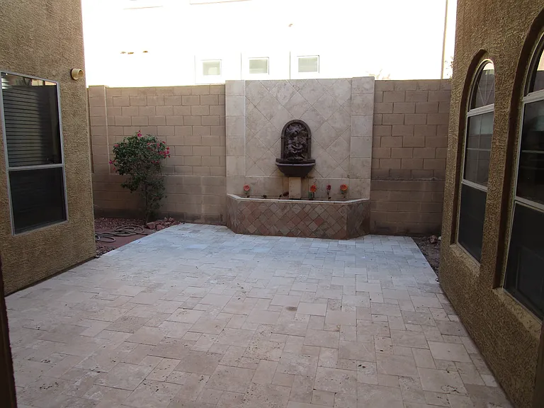 Private courtyard