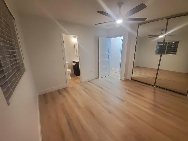 Bedroom #2 with adjacent bathroom