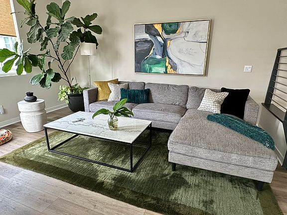 The home is fully furnished. The bedroom for rent is unfurnished.