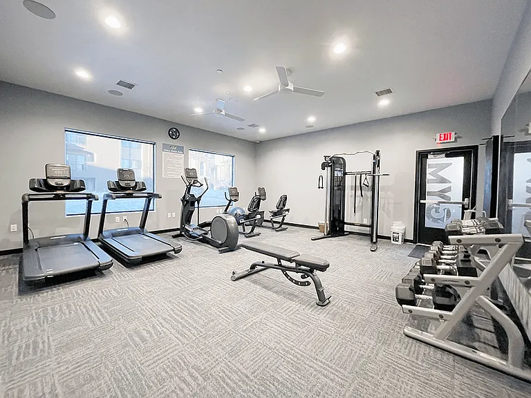 Fitness Center with Weights