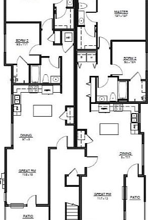 The available unit is second floor level, "B" floor plan.