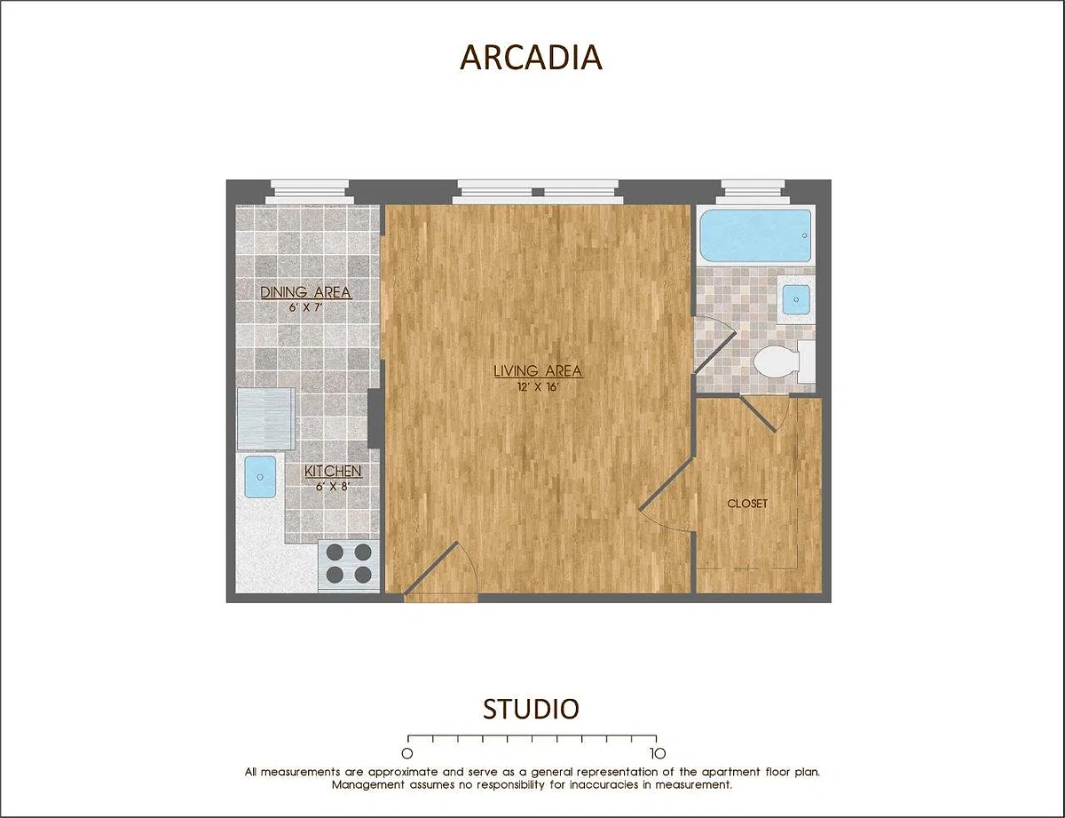Floor plan Studio