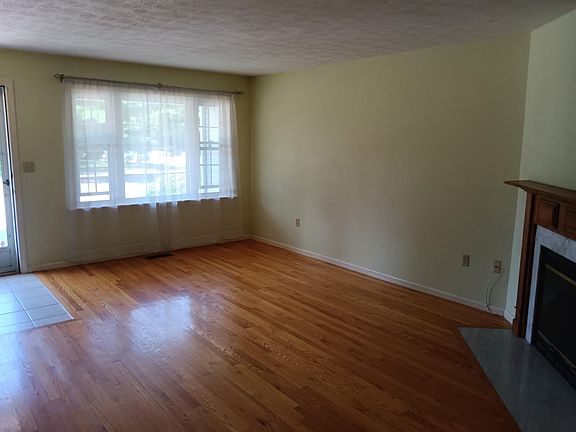 Open concept living room on first floor