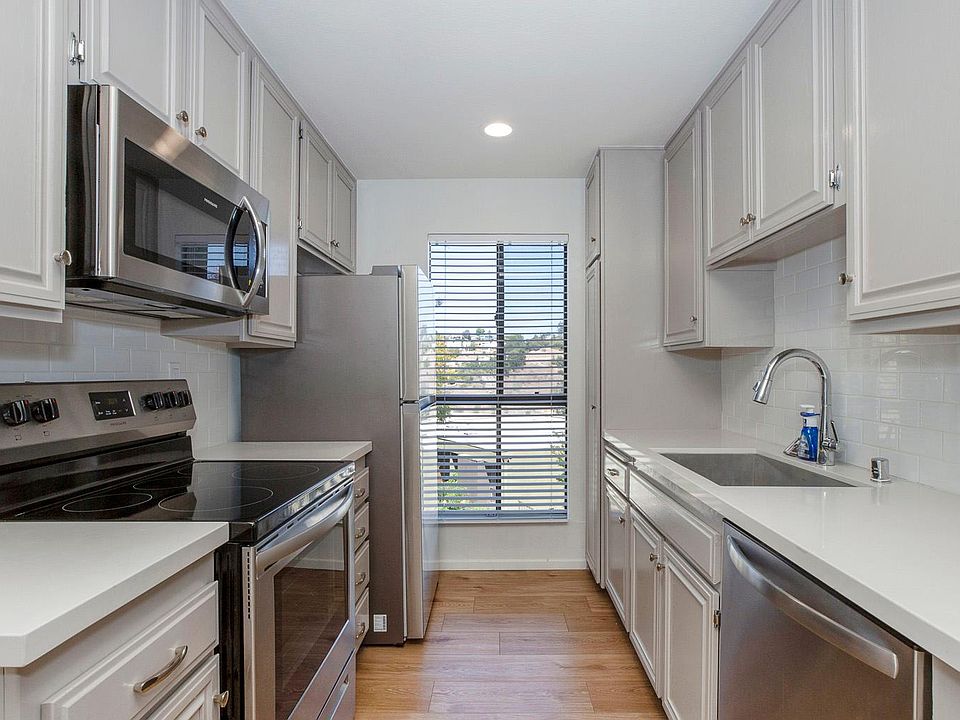 Remodeled kitchen with stainless steel appliances