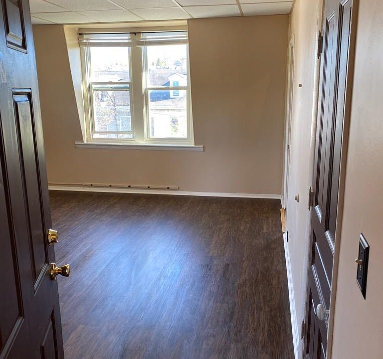 Entering apartment into the living room