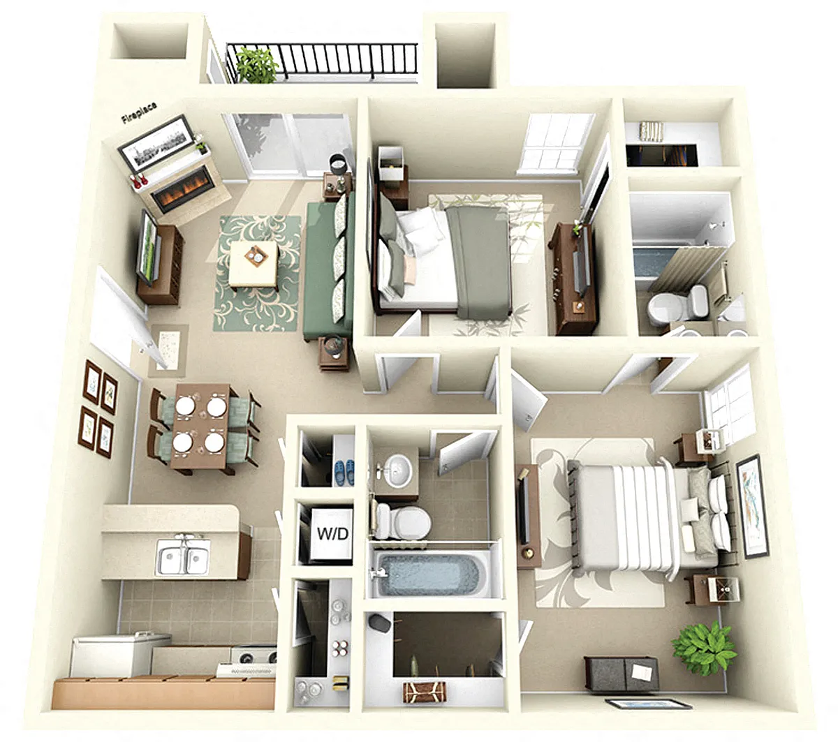 Floor plan B1