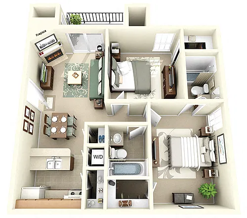 Floor plan B1