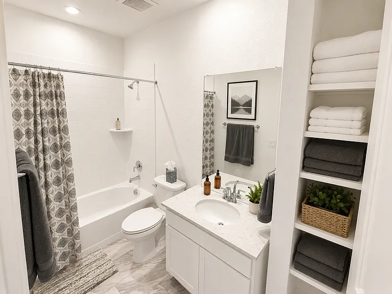 Guest bathroom.