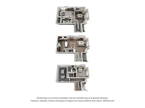Floor plan Arbor Hills 2THB3