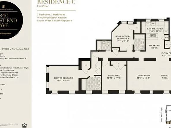 2nd image of 840 W End Ave APT 2C