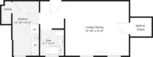 Floor plan Studio H