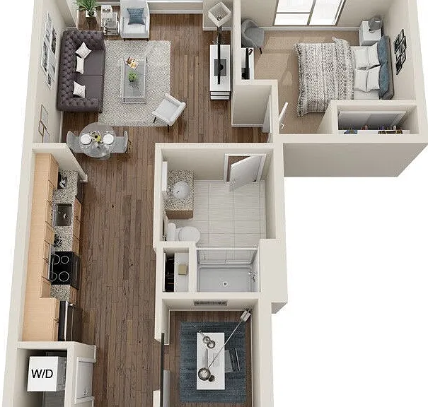 AAD1 floor plan Flats on D