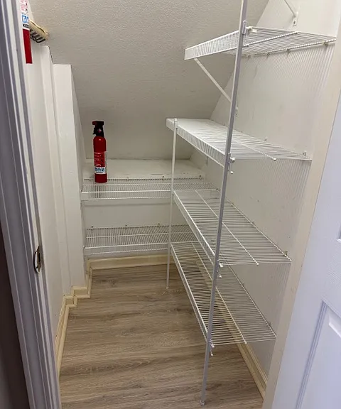 Kitchen storage.
