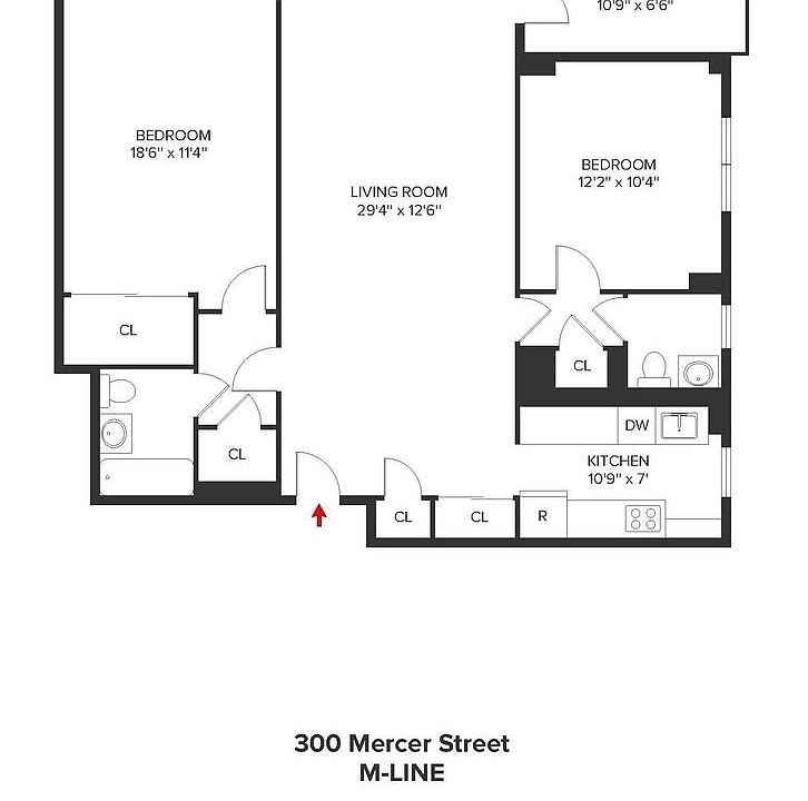 1st image of 300 Mercer St APT 16M
