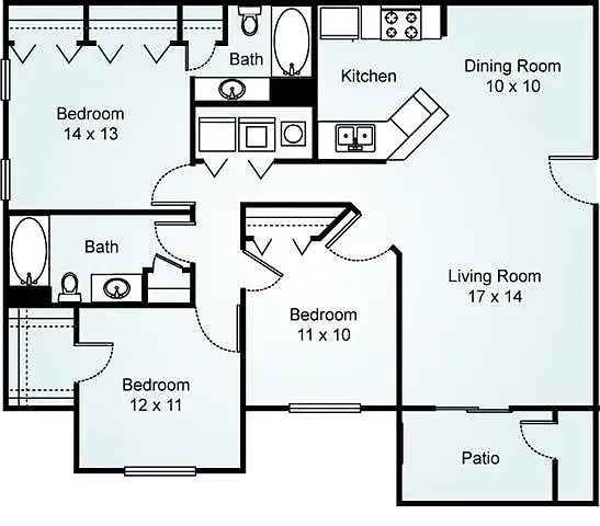 Floor plan C - Willow
