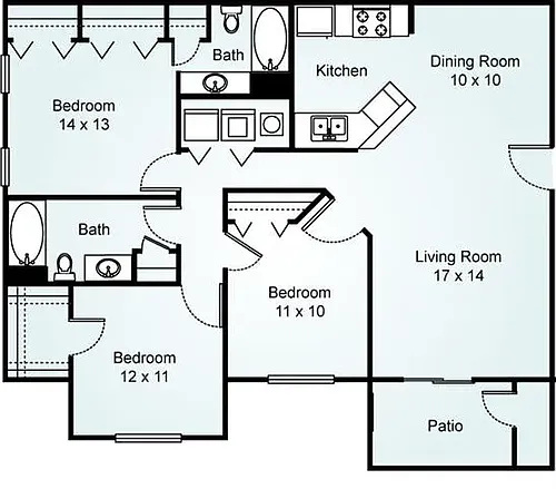 Floor plan C - Willow
