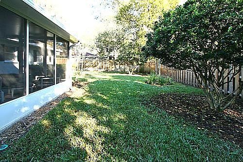 Plenty of room in the backyard 