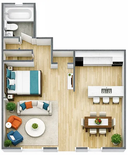 Floor plan STUDIO