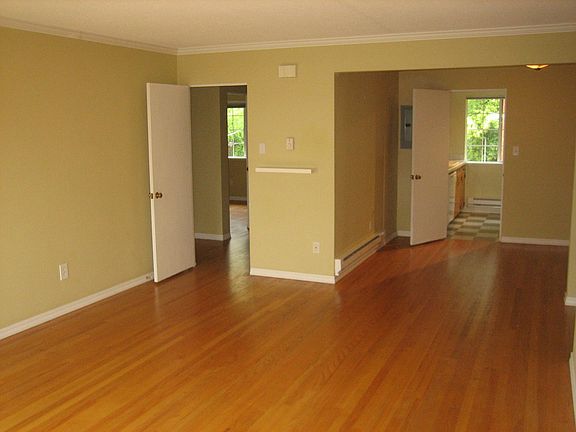 Living room facing hall/bedrooms