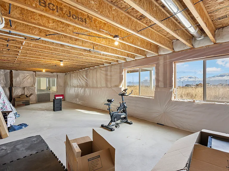 Unfinished basement
