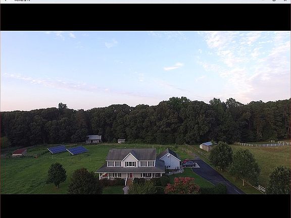 Drone view of home