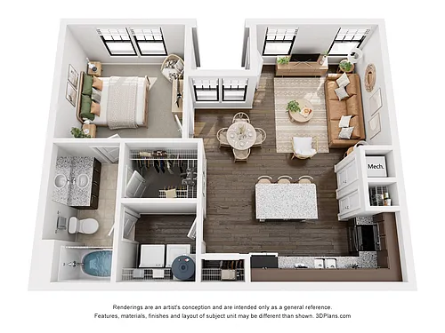 Floor plan The Weft