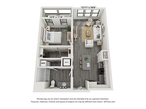 Floor plan 1D