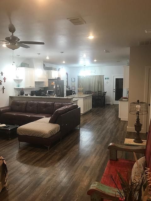 Living room/Kitchen *does not come furnished