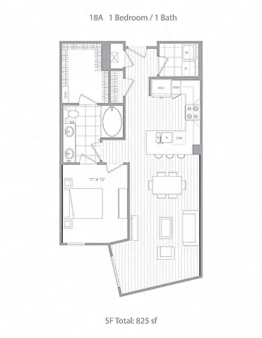 Floor plan A18