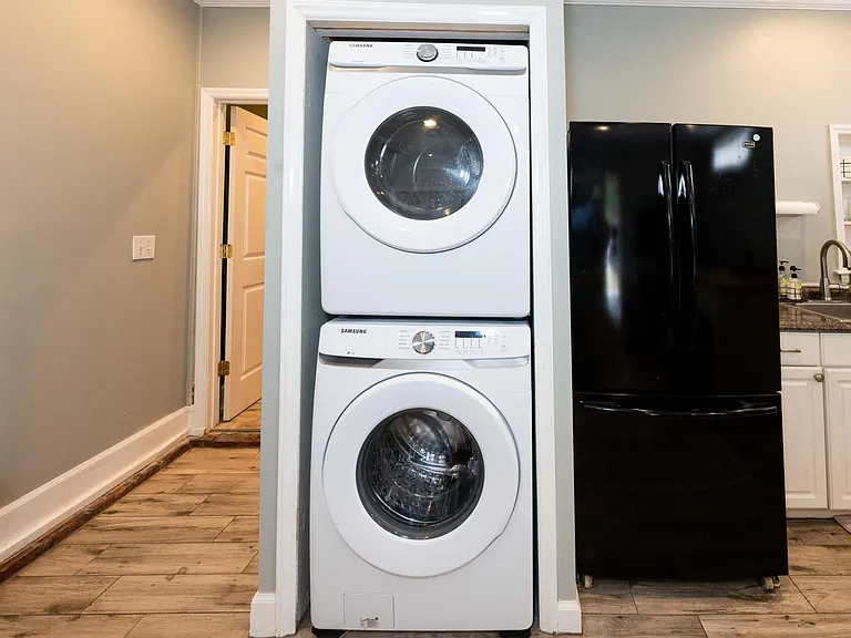 Washer and dryer included