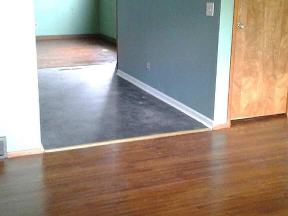 living room into kitchen
