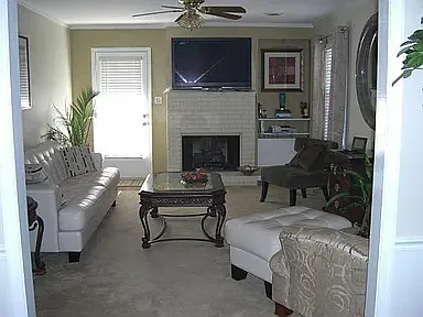 Livingroom with furniture