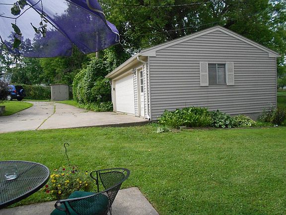 Garage and driveway