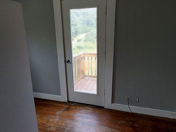 Master bedroom door to outside