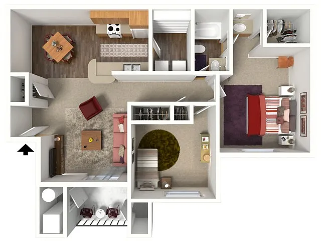 Floor plan Lodgepole III