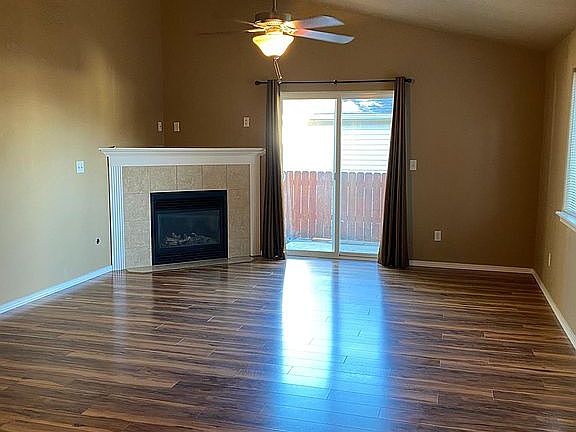 Great room with fireplace