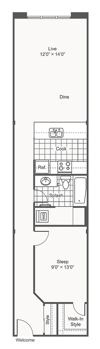 Floor plan Moonstone