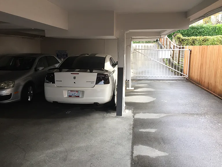 Gate to secure parking