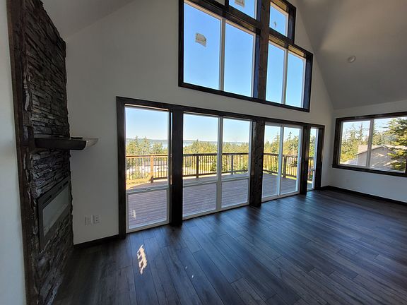 Entry door to living room