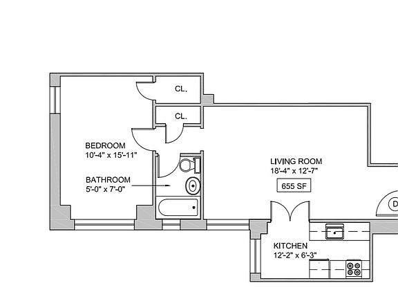 2nd image of 25 E 10th St APT 4D